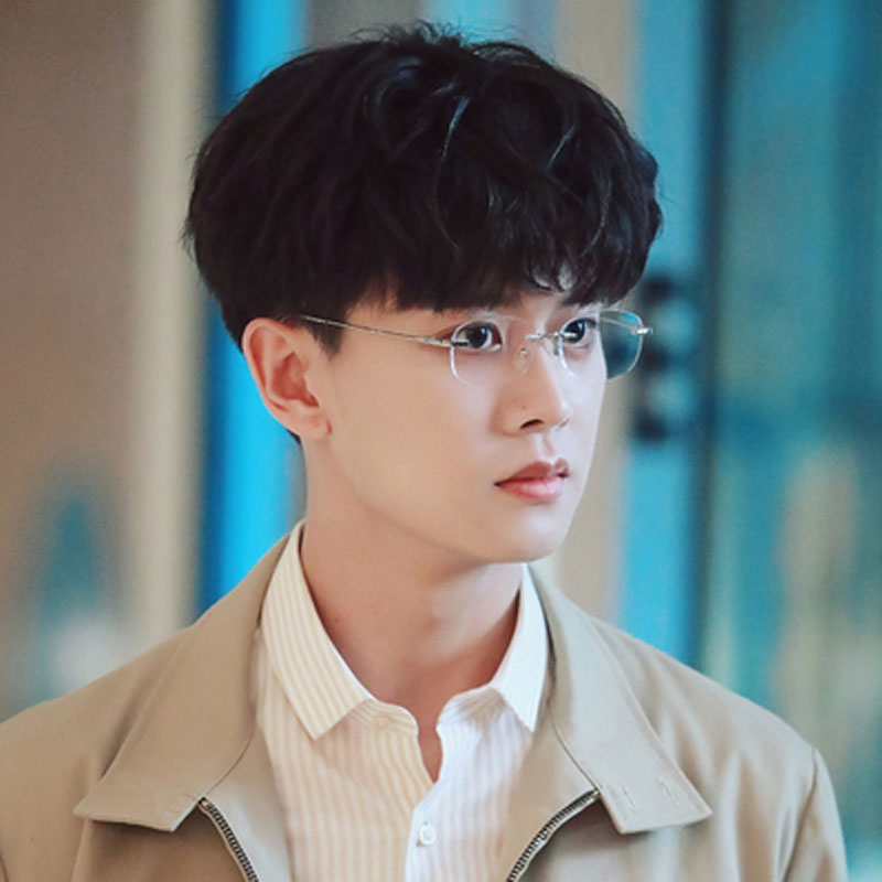 任嘉伦同款眼镜一生一世周生辰金属个性无边框防蓝光平光镜近视镜 - 图2