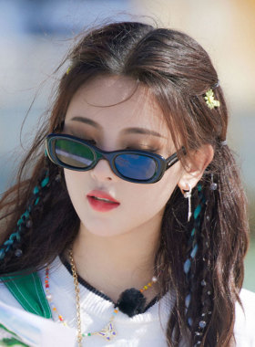 超越同款太阳镜小框粗腿防紫外线