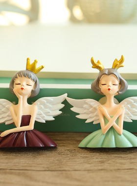 创意装饰开关贴家居客厅可爱北欧风格墙面装饰品摆件卡通树脂公仔