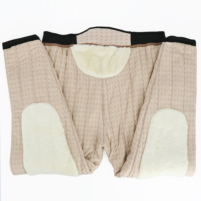 Extra large size men's cotton pants and elderly thickened knee pads and warm pants