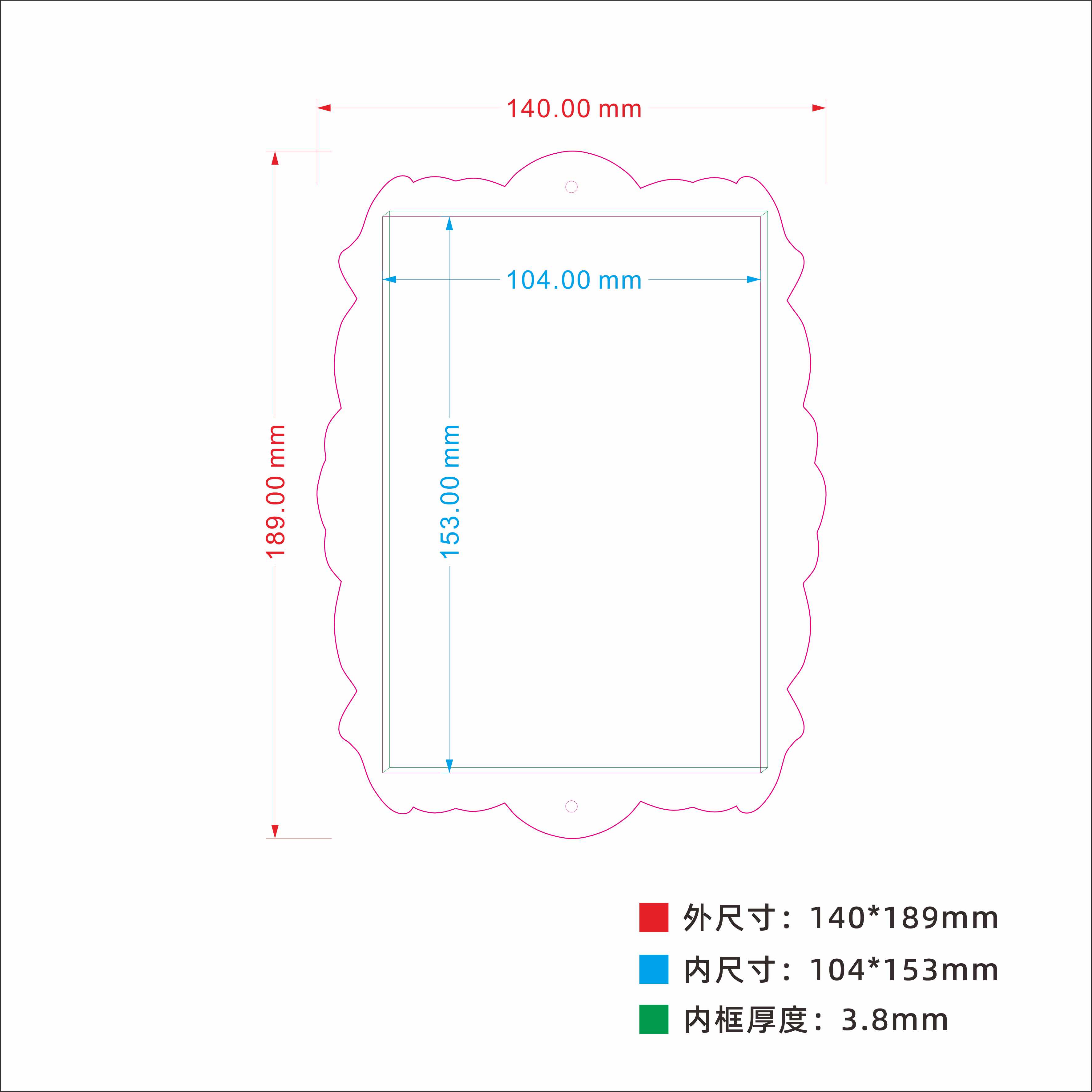 幽蝶郁梦亚克力谷美展示架蕾丝彩窗小卡立牌摇摇乐收纳相框 - 图3