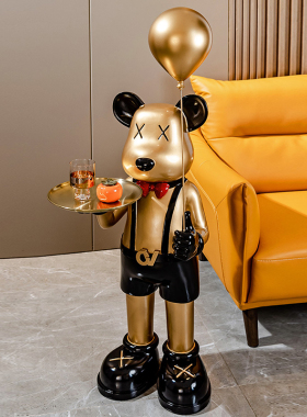 网红大号暴力熊落地摆件