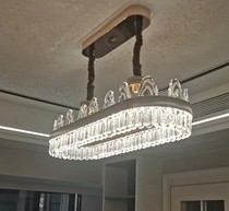 Offline real body Shop Lamp Gold Coast Guest Restaurant Bedroom Eye Care Crystal Chandelier Eye-eye installation