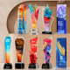 Trophy production crystal high-end atmospheric solid wood trophy