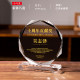 Honorable retirement crystal trophy souvenir craftsmanship engraving