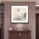 Qi Baishi's traditional Chinese painting Shimen Twenty-Four Scenes Square Mural