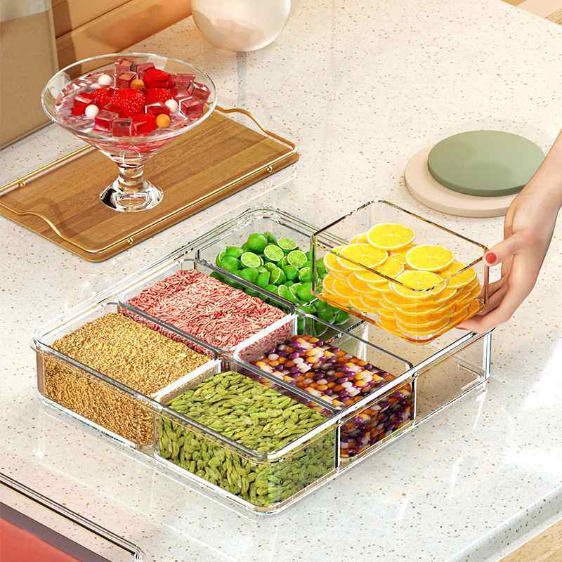 冰粉盒练摊密封小吃调料收纳盒摆摊配料香料保鲜盒分隔厨房盒美食,淘宝优惠券,粉丝福利购,淘宝优惠卷