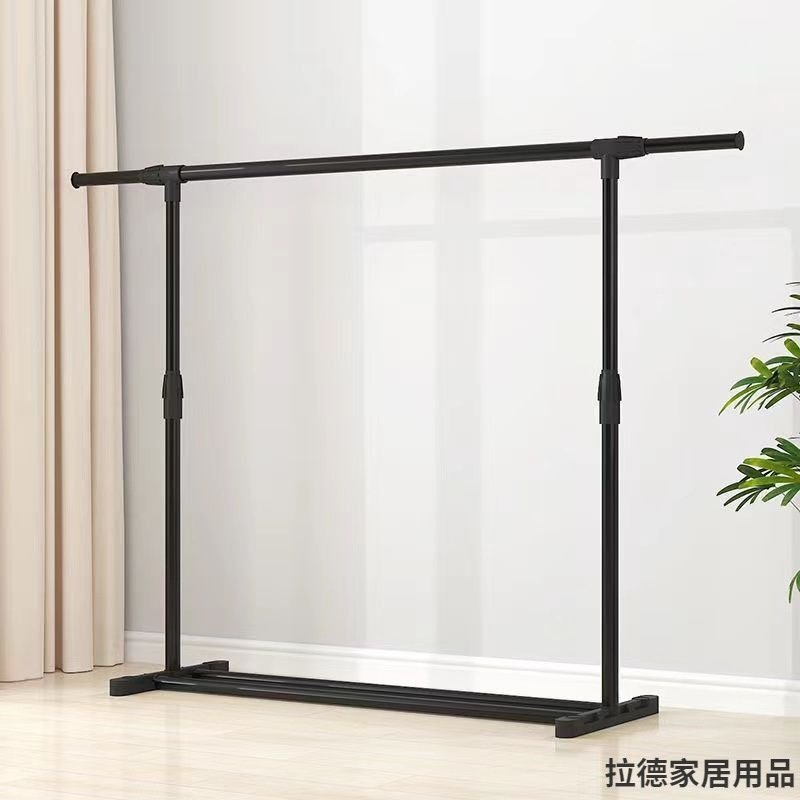晾衣架落地家用卧室挂衣服室内架杆简易衣帽架折叠移动晒宿舍单凉,淘宝优惠券,粉丝福利购,淘宝优惠卷