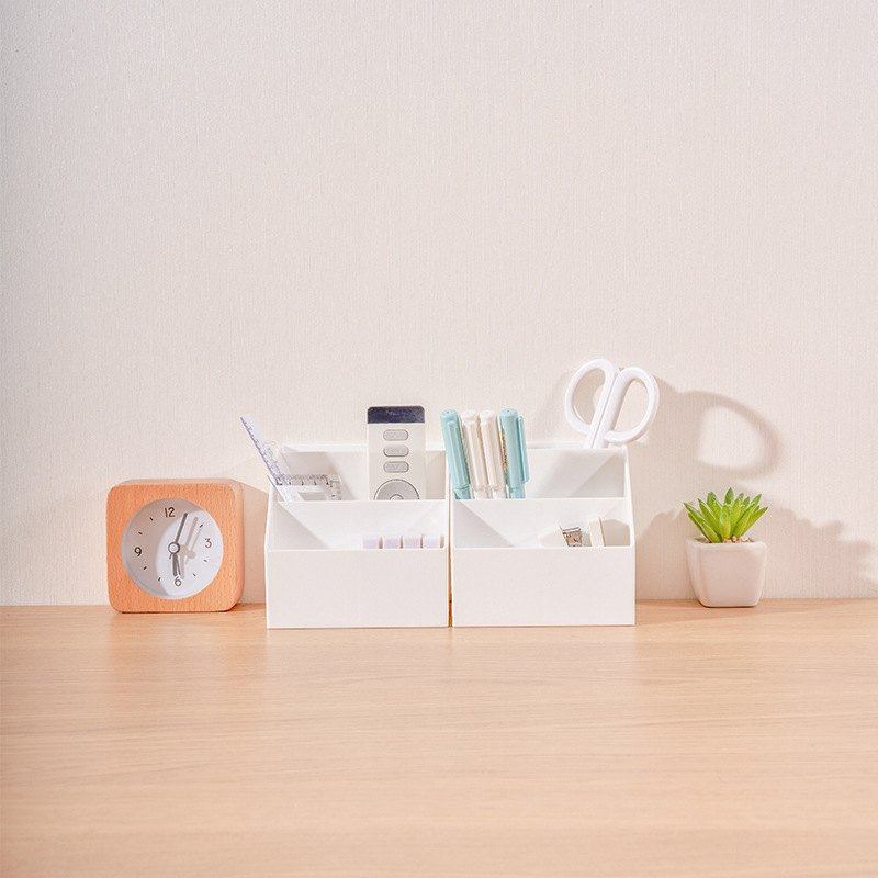 厂家直销桌面收纳盒化妆收纳置物架遥控物分格储整理盒盒,淘宝优惠券,粉丝福利购,淘宝优惠卷