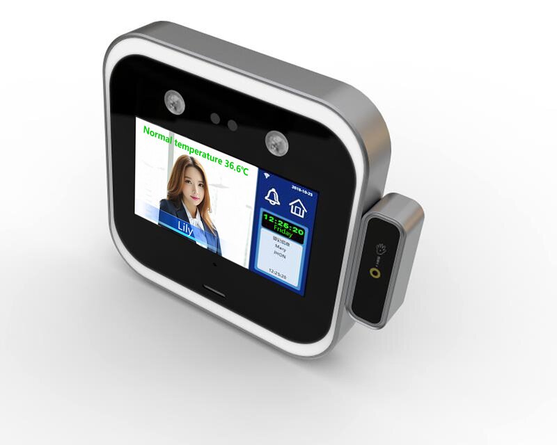 Jiapin 2020 New Product Wrist Temperature Measurement Face Recognition Terminal Temperature Measurement Attendance Access Control All-in-one Machine