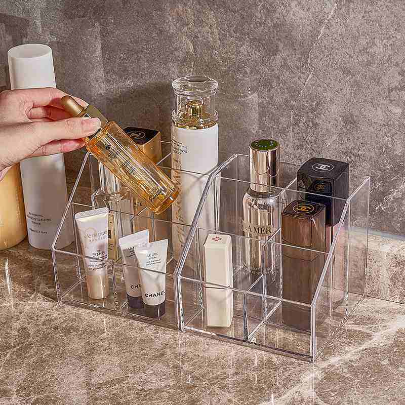 厂家直销桌面收纳盒化妆收纳置物架遥控物分格储整理盒盒,淘宝优惠券,粉丝福利购,淘宝优惠卷