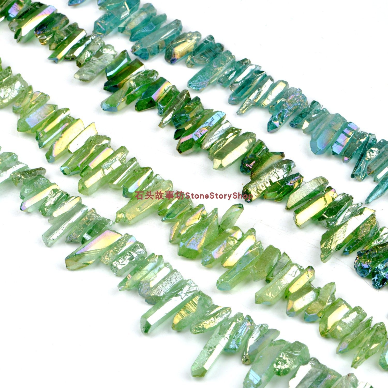 白水晶柱7-11mm彩色随形圆柱长条串珠手工饰品材料散珠白半成品,淘宝优惠券,粉丝福利购,淘宝优惠卷