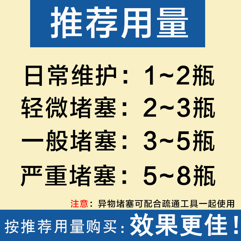 心居客强力管道通疏通剂厨房下水道除臭管道通马桶堵塞厕所卫生间