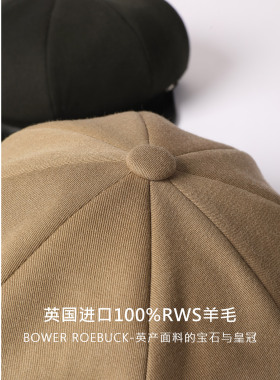 mrduck皇冠高质感穿搭报童帽女