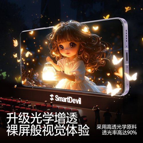 闪魔适用vivoX200S钢化膜x300ultra手机膜新款X300S全屏覆盖X200ProMini高清抗指纹x100防摔保护300pro贴膜 - 图1