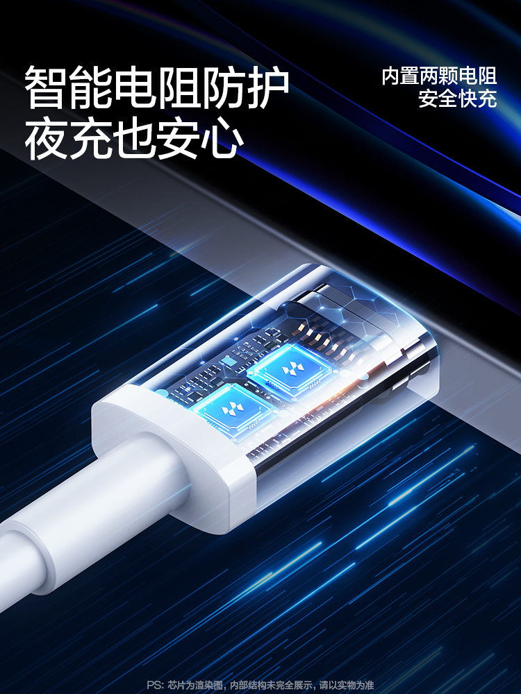 闪魔适用iPhone15充电线双typec数据线器ipadpro适用苹果华为小米air平板macbook电脑100wpd快充双头ctoc口短-图2