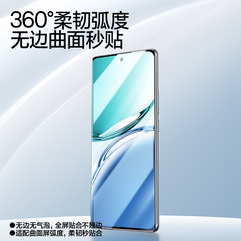 闪魔适用OPPOA3Pro钢化膜oppoa3pro手机膜oppo a3pro的水凝膜全屏保护曲面全包覆盖胶防摔无气泡高清高透 - 图0