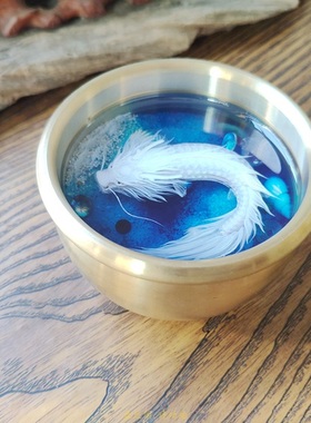 鱼桌面摆件鳌鱼盘龙阁混合