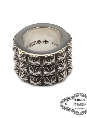 十字架罗志祥网红同款纯银尾戒