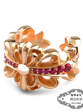 ROCKHEARTS镶钻开口戒指欧美