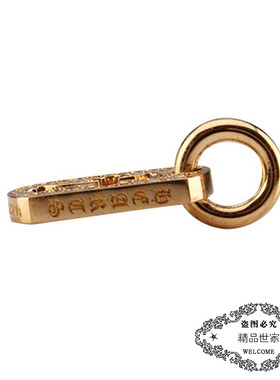 项链十字架镀金镶钻网红同款吊坠