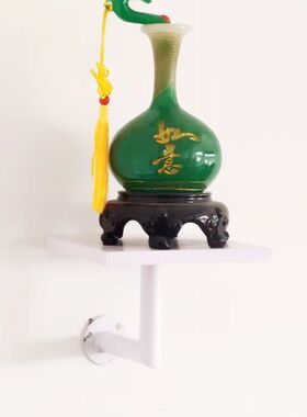 客厅卧室壁挂墙上置物架 打孔式创意隔板架 墙壁装饰花架书架