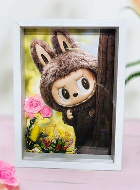 云南精品永生花相框干花手工立体相框家居装饰画框摆件挂件礼物