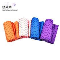 Yoga mat cloth towels towels anti-slip ultra-fine fiber towels PVC plum spots environmentally friendly and sweat yoga mat transport