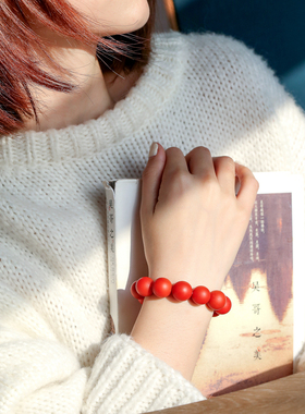 寻玉稀有震撼大颗粒南红手串