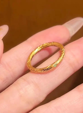 哪吒同款渡仿真金乾坤圈男女指环