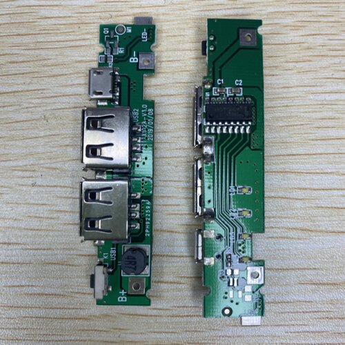 5v充电宝升压电路板 聚合物移动电源diy套件 自制usb升压主板配件 - 图1