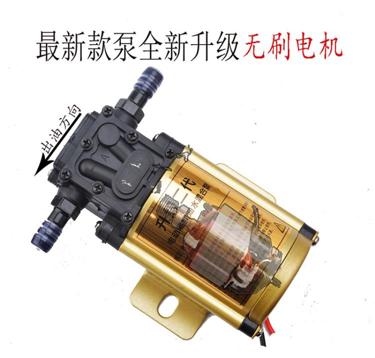 汽车货车12V24V油泵油箱抽油泵自吸式电动抽油泵汽油柴油水泵防爆-图3