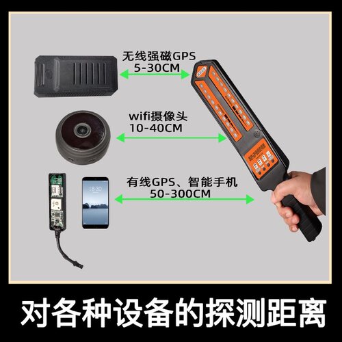 DS810新款GPS扫描探测器反定位防窃听监控手机信号查找磁性检测仪 - 图1