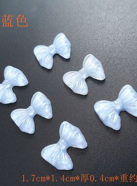 可爱风多彩闪粉蝴蝶结DIY配件