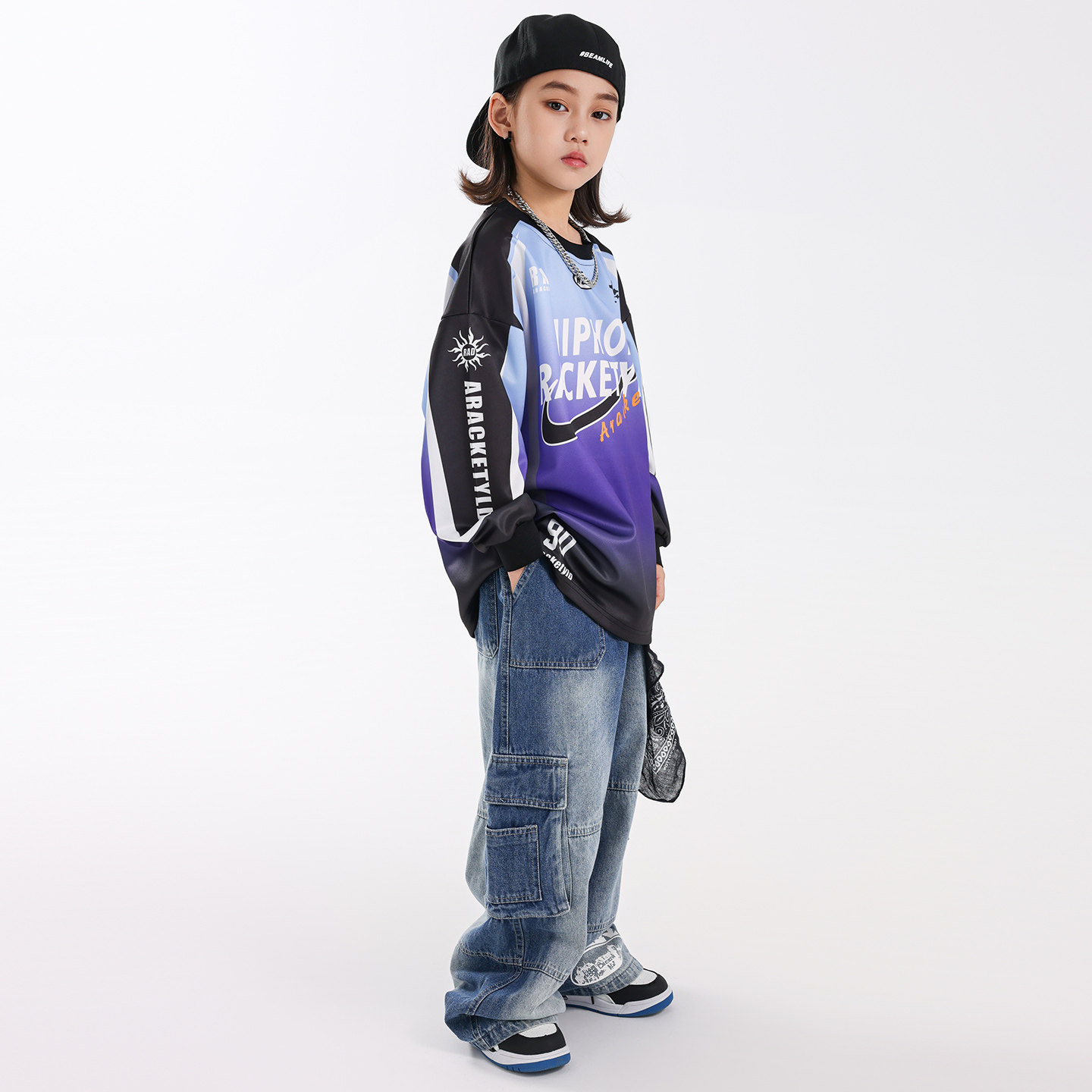 RACKETYLD街舞儿童潮服男童演出服嘻哈风炸街套装hiphop街舞童装,淘宝优惠券,粉丝福利购,淘宝优惠卷