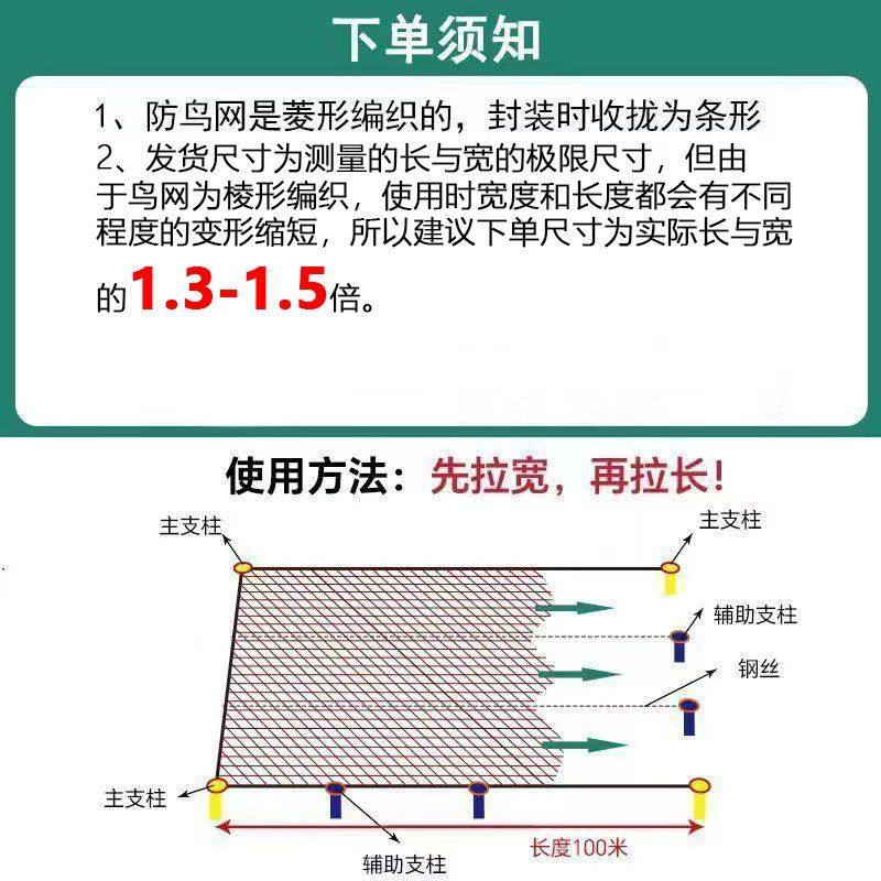 新款无结果园防鸟网罩家用防护网葡萄苹果桃树专用防鸟网农用网,淘宝优惠券,粉丝福利购,淘宝优惠卷