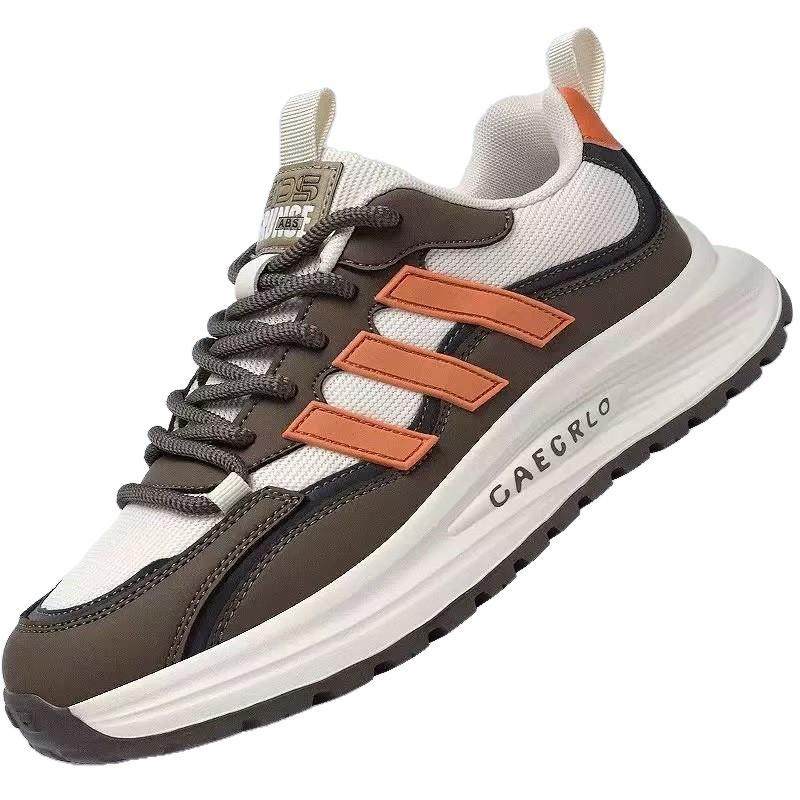 2025春秋新款运动跑步轻便潮鞋男鞋皮面防水休闲鞋男士旅游鞋,淘宝优惠券,粉丝福利购,淘宝优惠卷