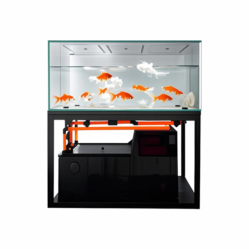 2025新款超白无管件龙鱼缸客厅金晶玻璃落地款生态鱼缸溪流缸定制,淘宝优惠券,粉丝福利购,淘宝优惠卷