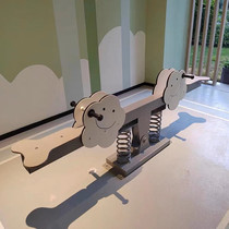 Kindergarten District Children Outdoor Rocking Horse Outdoor Park Outdoor Park Pleasure Facilities Double Stilts Teething Teething