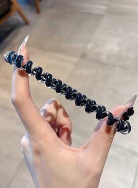 韩系高弹不伤发电话线发圈简约