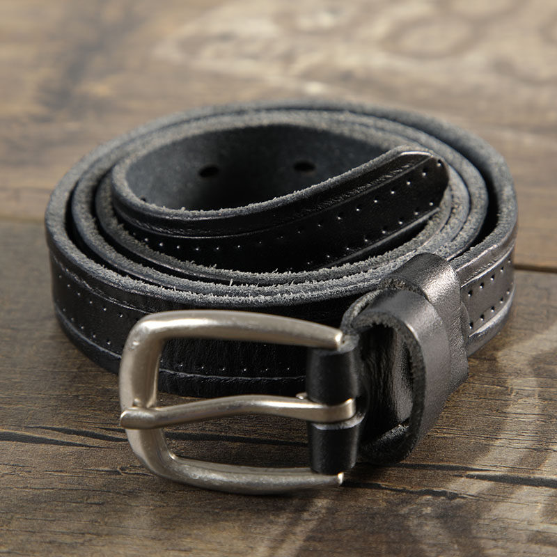 头层纯牛皮针扣女士细皮带复古ins风软皮真皮腰带女牛仔裤百搭窄,淘宝优惠券,粉丝福利购,淘宝优惠卷