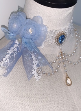 项链仙女洛丽塔花朵原创