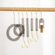 Acrylic long s hook metal hook transparent coat rack
