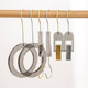 Acrylic smoke gray transparent clothes hanger circle hook
