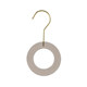 Transparent acrylic hook ring tie rack long S hook