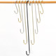 Clothing store s hook golden hook s-shaped hanger hook pants