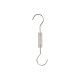 Acrylic long s hook metal hook transparent coat rack