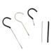 PVC soft rubber shelf hook hanger head wire protective cover anti-slip protective cover anti-scratch cap S hook protective cover