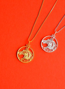 生肖马姜央原创国风花丝生肖系列