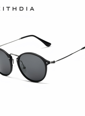 Veithdia/威斯．蒂亚 太阳镜复古男墨镜女太阳镜偏光可定制近视镜